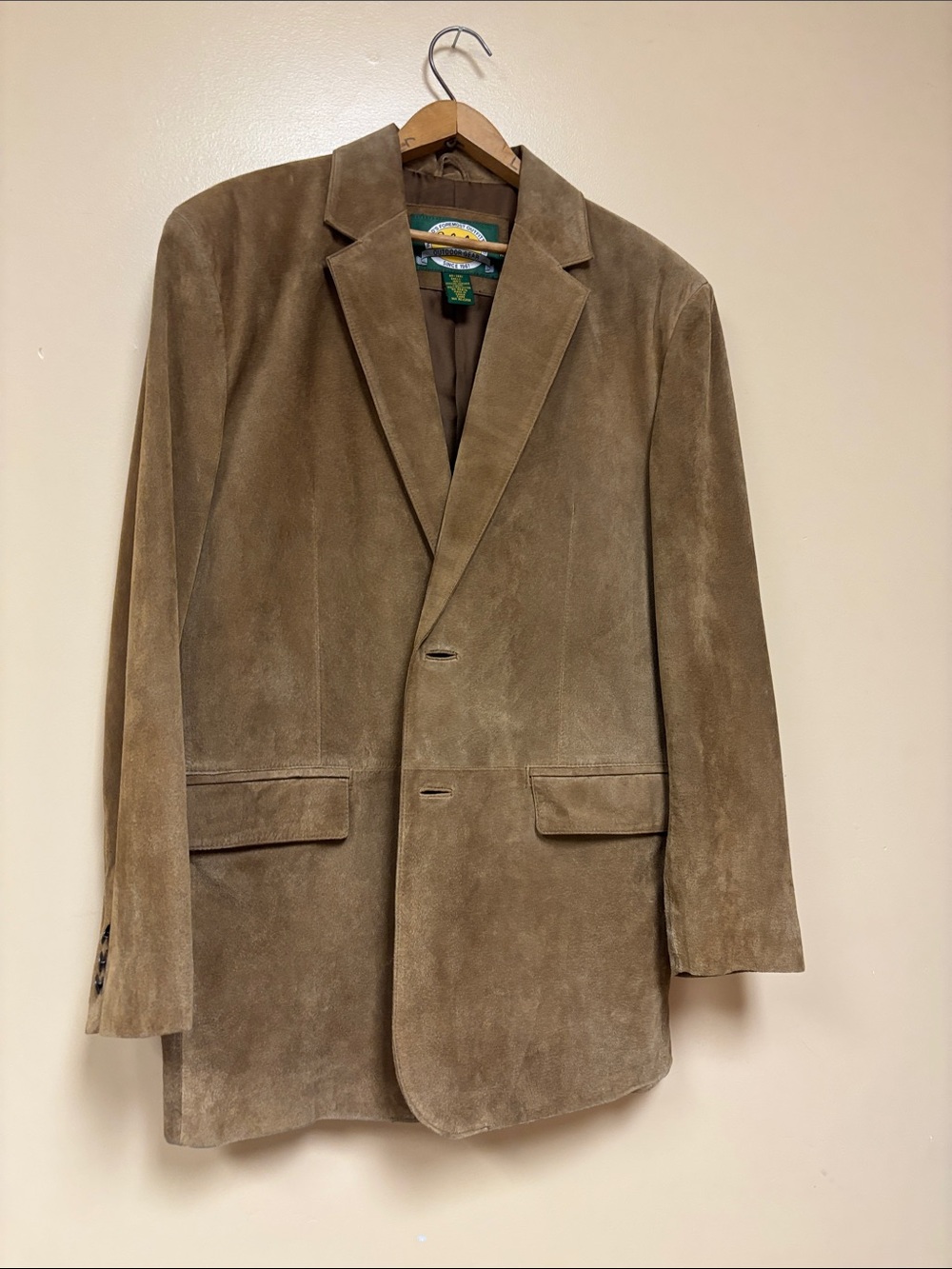 Cabela's Men's Tan Suede Sport Coat